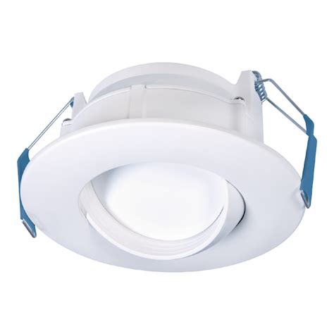 4 led recessed downlight with junction box|HALO Matte White 4.